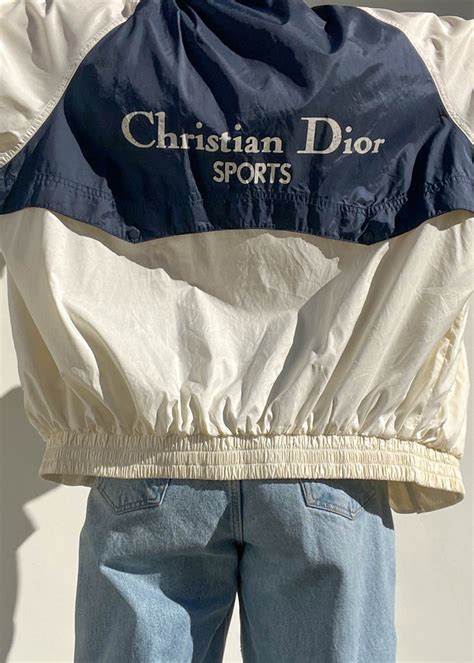 dior windbreaker white|christian Dior windbreaker.